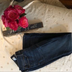 Gap dark blue leggings jeans Sz 8r